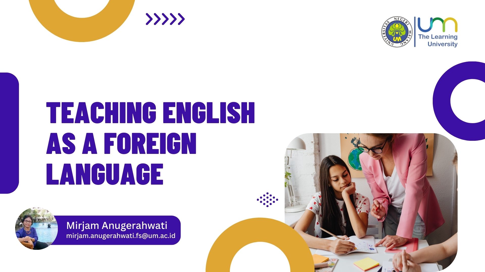 PJJ: TEACHING ENGLISH AS A FOREIGN LANGUAGE