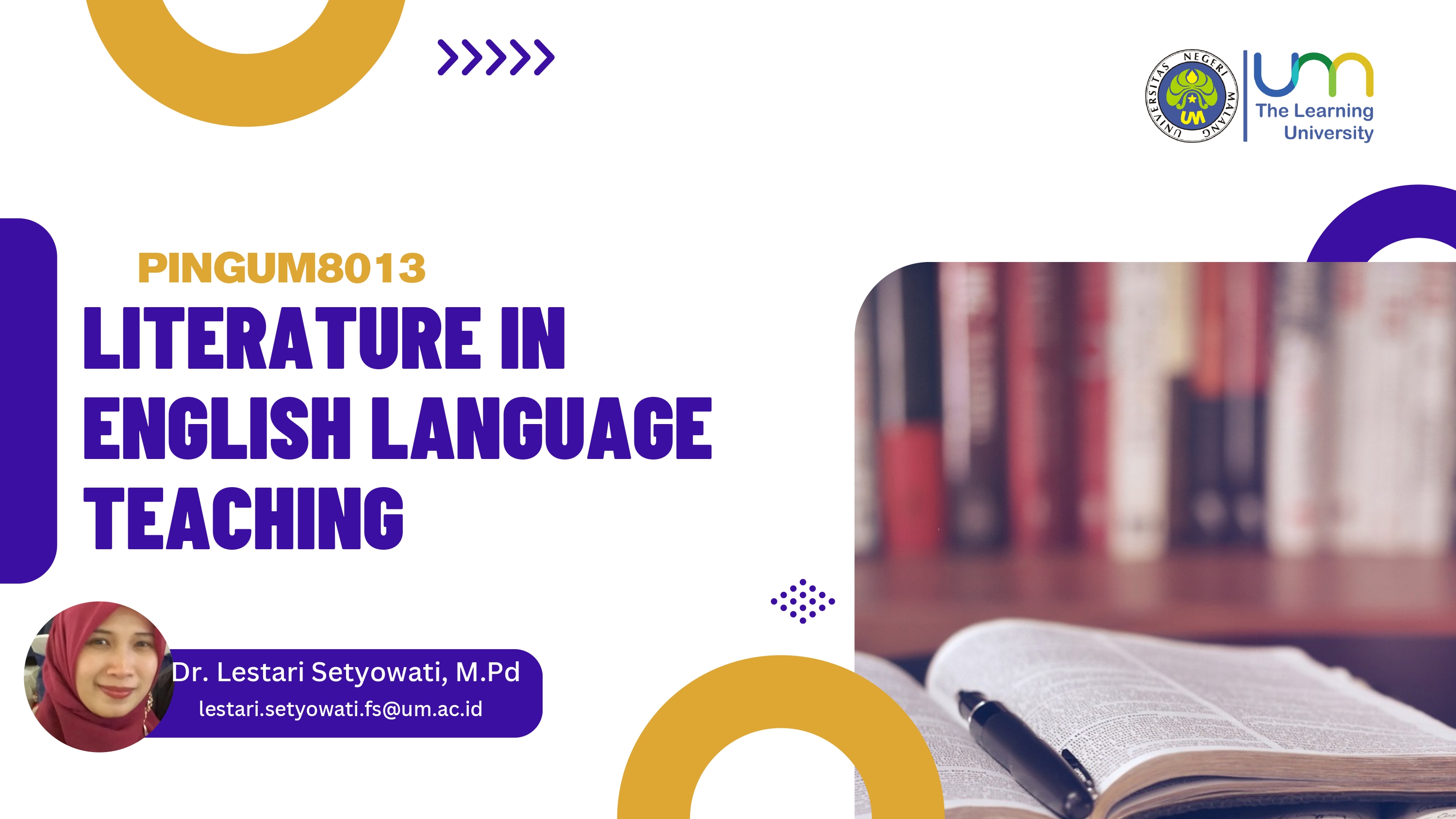 PJJ: Literature In English Language Teaching