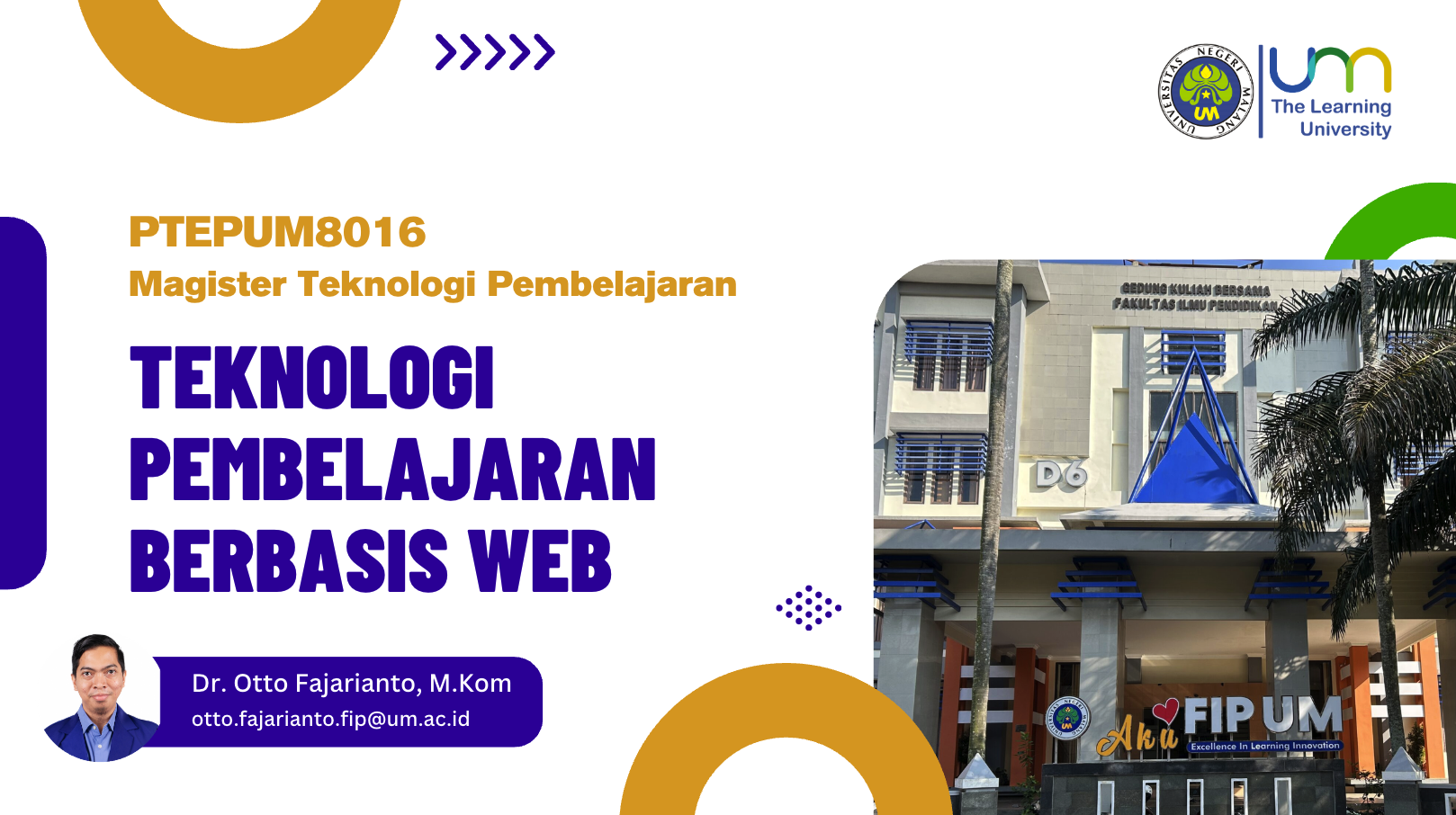 PJJ Teknologi Pembelajaran Berbasis Web 
