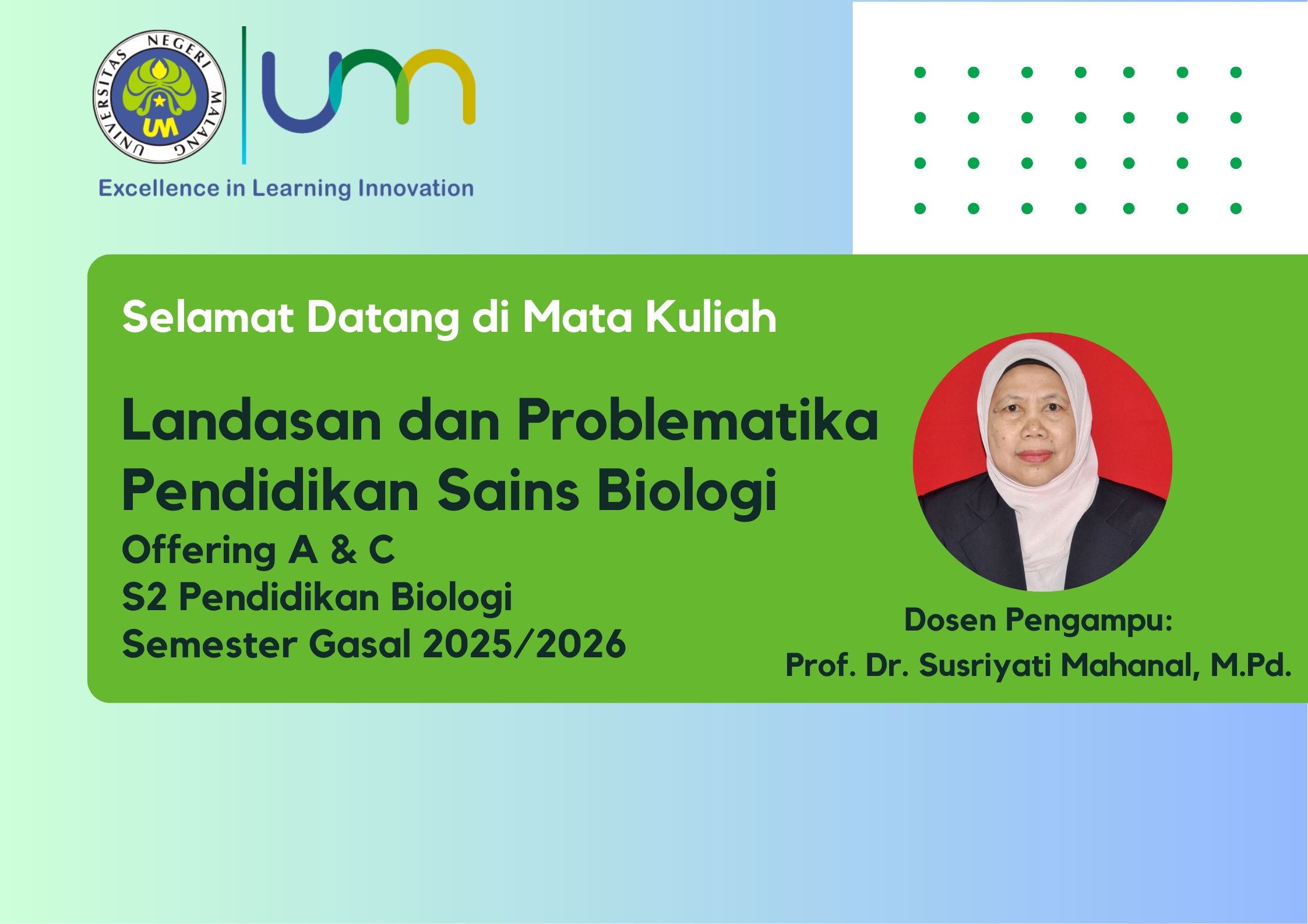 Landasan dan Problematika Pendidikan Sains Biologi